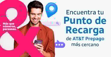 Encuentra tu Punto de Recarga de AT&T Prepago más cercano