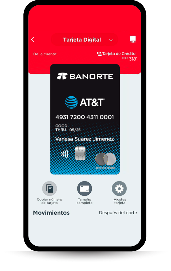 tarjeta AT&T