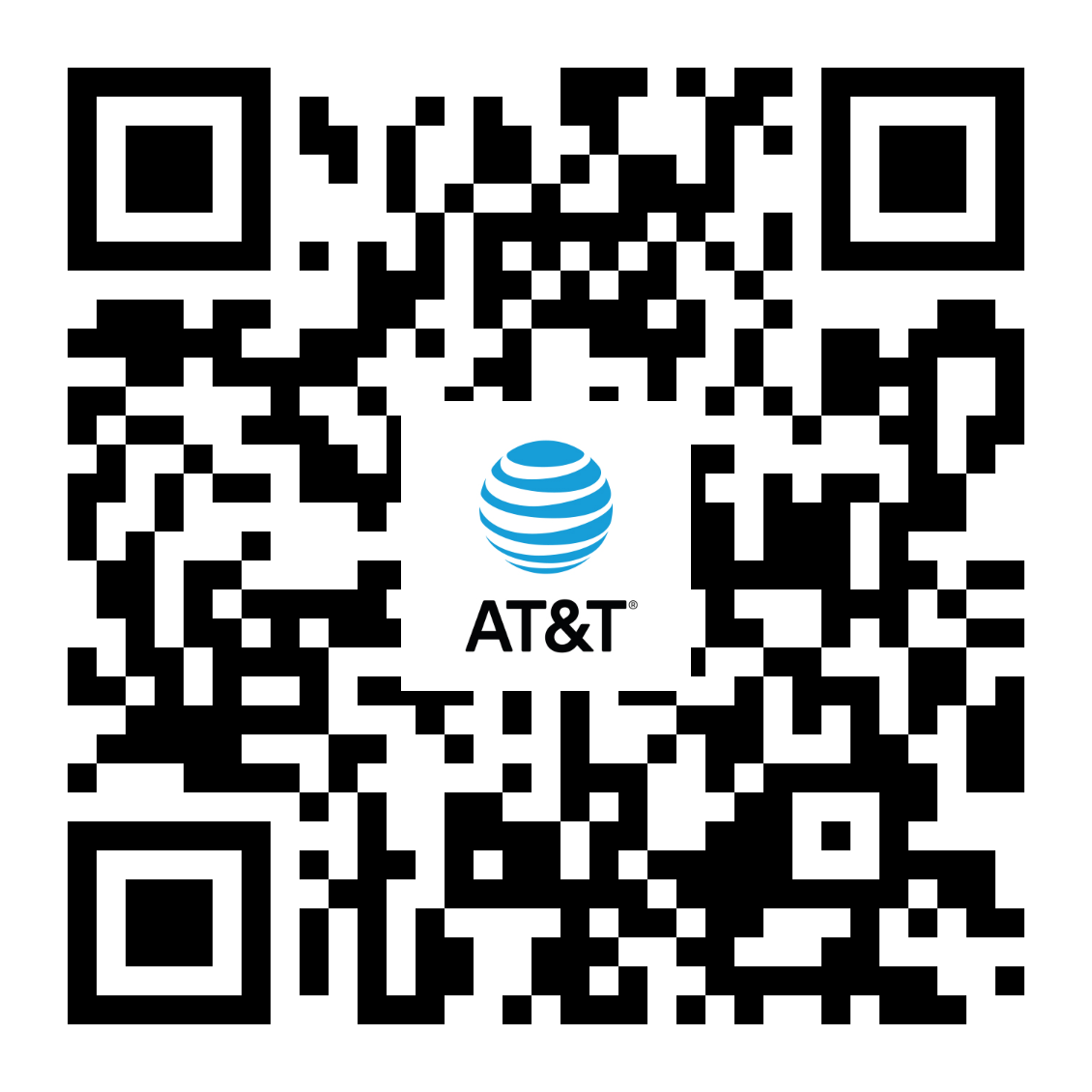 código qr para obtener AT&T Go