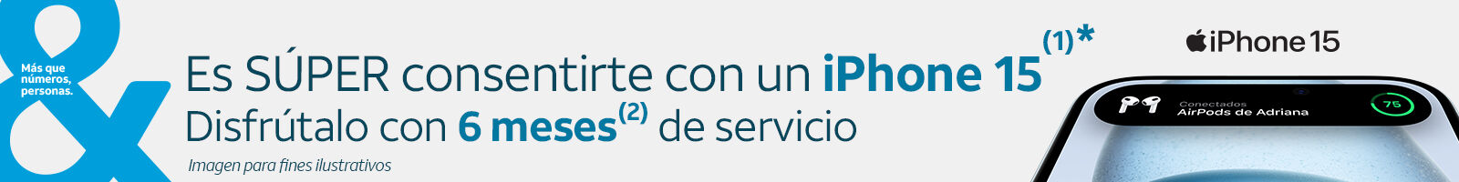 es súper consentirte con un iphone 15