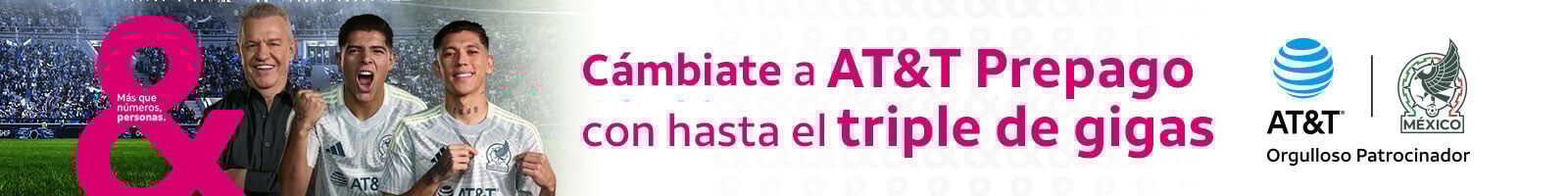cámbiate a at&t prepago con hasta el triple de gigas