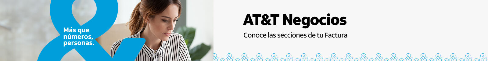 conoce las secciones de tu factura AT&T empresarial