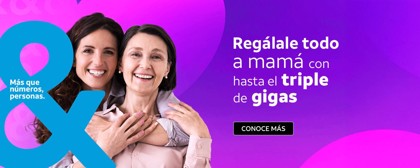 Regalale todo a mamá con hasta el triple de gigas