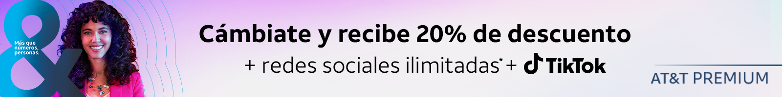 cámbiate y recibe 20% de descuento + rrss ilimitadas + tiktok