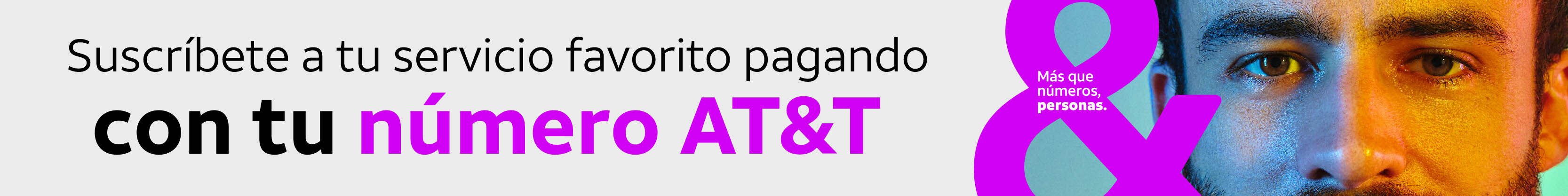 tu número at&t es la clave del entretenimiento