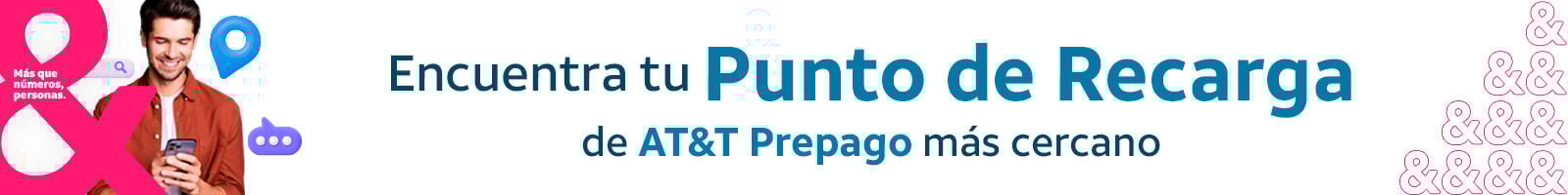 Encuentra tu Punto de Recarga de AT&T Prepago más cercano