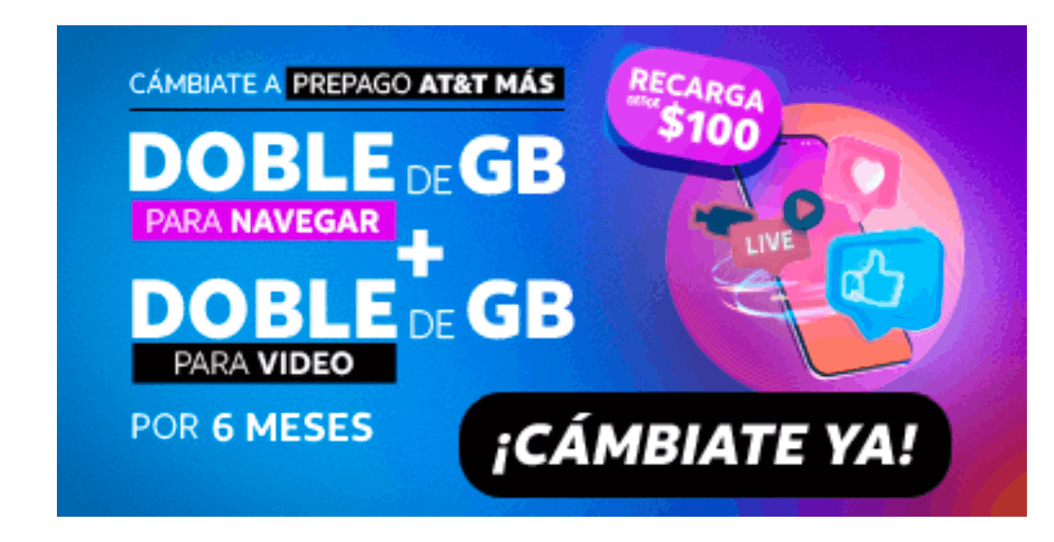 Cambia tu número hoy a AT&T  más