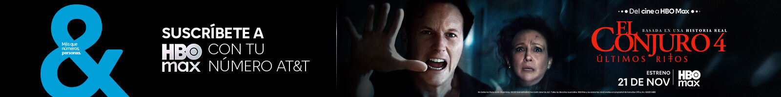 Suscríbete ahora a HBOMax con tu número AT&T