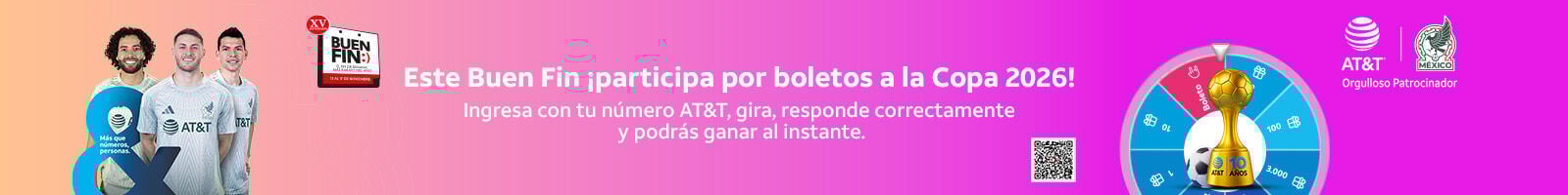 este buen fin ¡participa por boletos a la copa 2026!