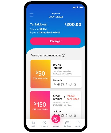 app no consume datos