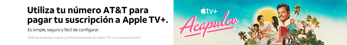 suscríbete pagando con tu número AT&T