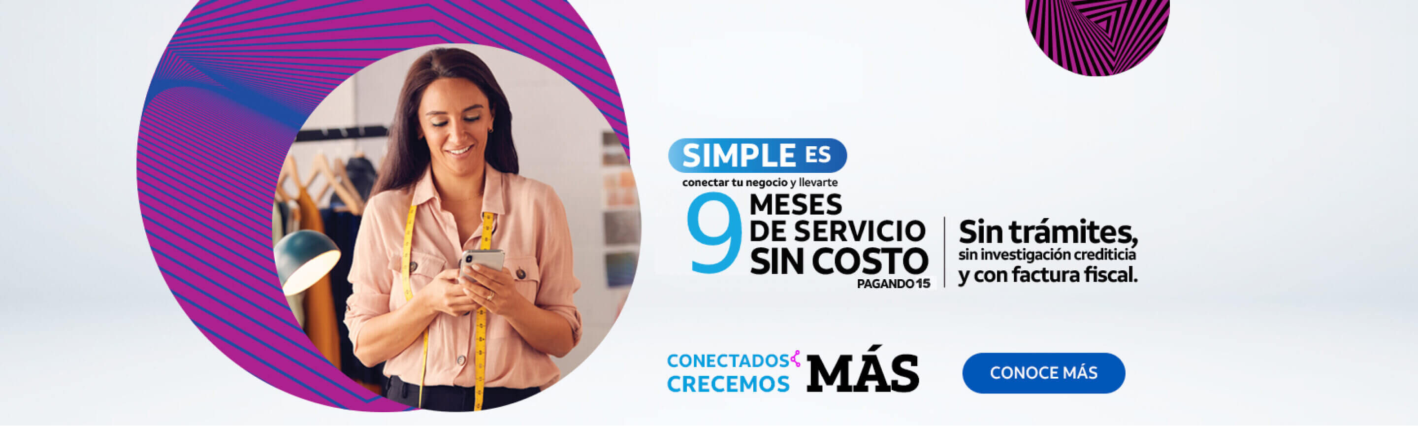 simple es llevarte 9 meses de servicio sin costo pagando 15