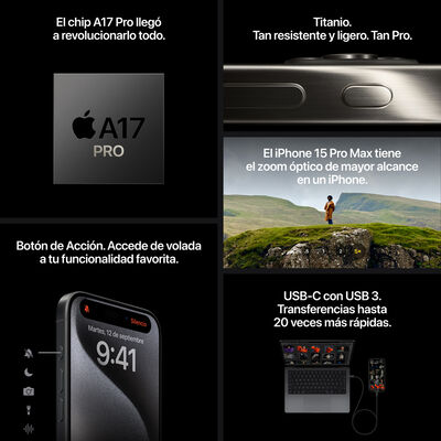 iphone 15 pro negro foto 8 de 10