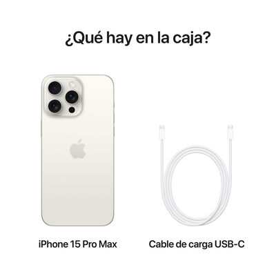 iphone 15 pro max blanco foto 9 de 10