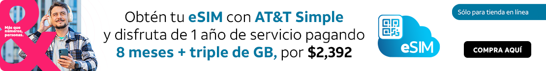 Adquiere un celular y aprovecha las promociones que ATT tiene para ti en vienda fisica. Ver mas