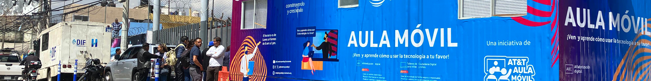El Aula Móvil de AT&T México llevará educación digital a más personas en 2024