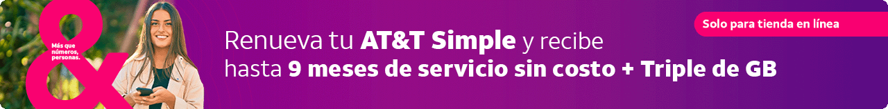 Renueva tu AT&T Simple