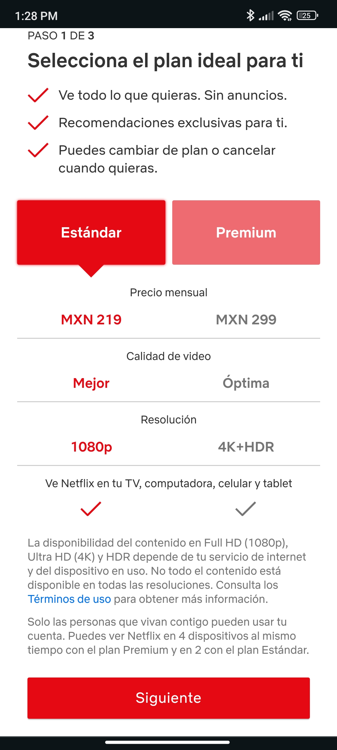 Suscripción Netflix con AT&T: Precios y características