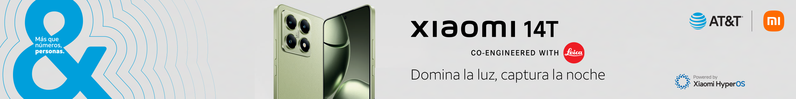 Xiaomi 14T llega a AT&T México con un Redmi Watch 4 de regalo