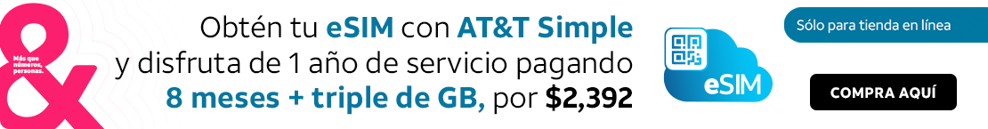 Adquiere un celular y aprovecha las promociones que ATT tiene para ti en vienda fisica. Ver mas