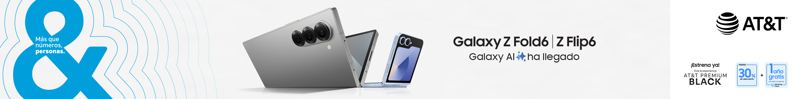 Renueva tu Samsung cada 12 meses: Samsung Galaxy Z Flip6 llega a AT&T Premium Titanio
