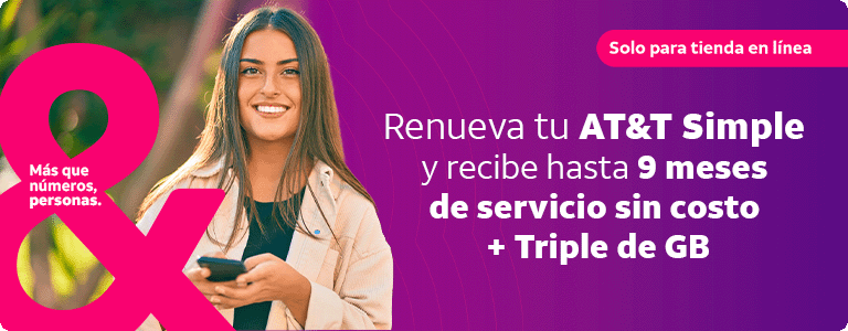 Renueva tu AT&T Simple