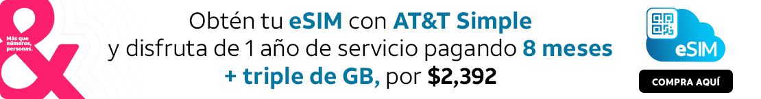 Adquiere un celular y aprovecha las promociones que ATT tiene para ti en vienda fisica. Ver mas
