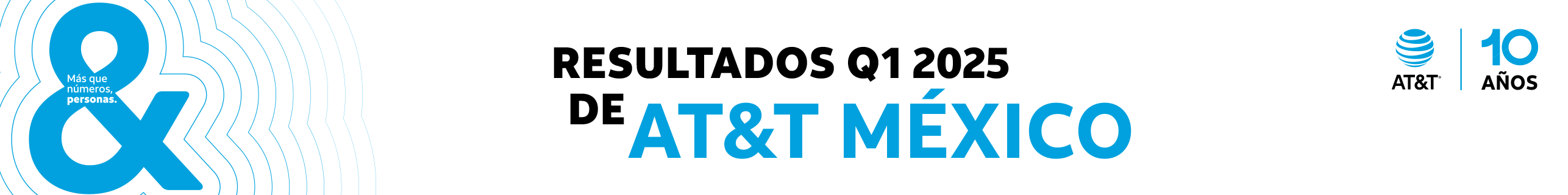 AT&T presenta sus resultados financieros y operativos del primer trimestre de 2025