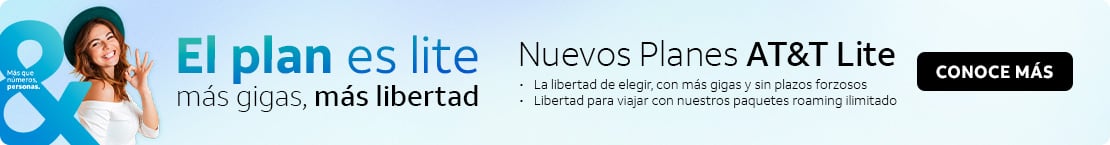 Adquiere un celular y aprovecha las promociones que ATT tiene para ti en tienda fisica. Ver mas