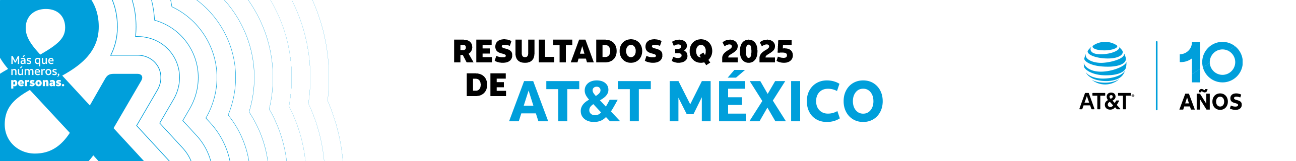 AT&T presenta sus resultados financieros y operativos del tercer trimestre de 2025